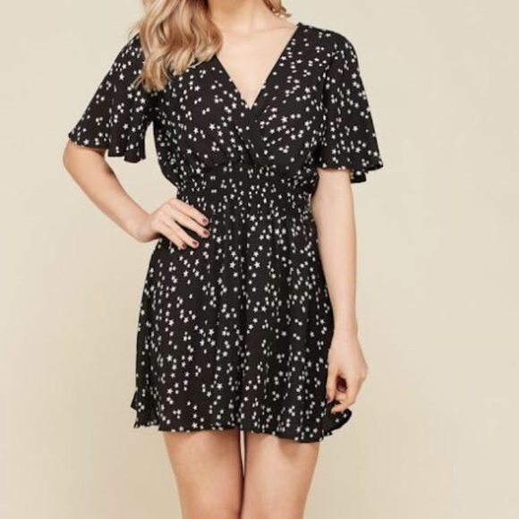 NWT Black Star Dress - Picture 2 of 4